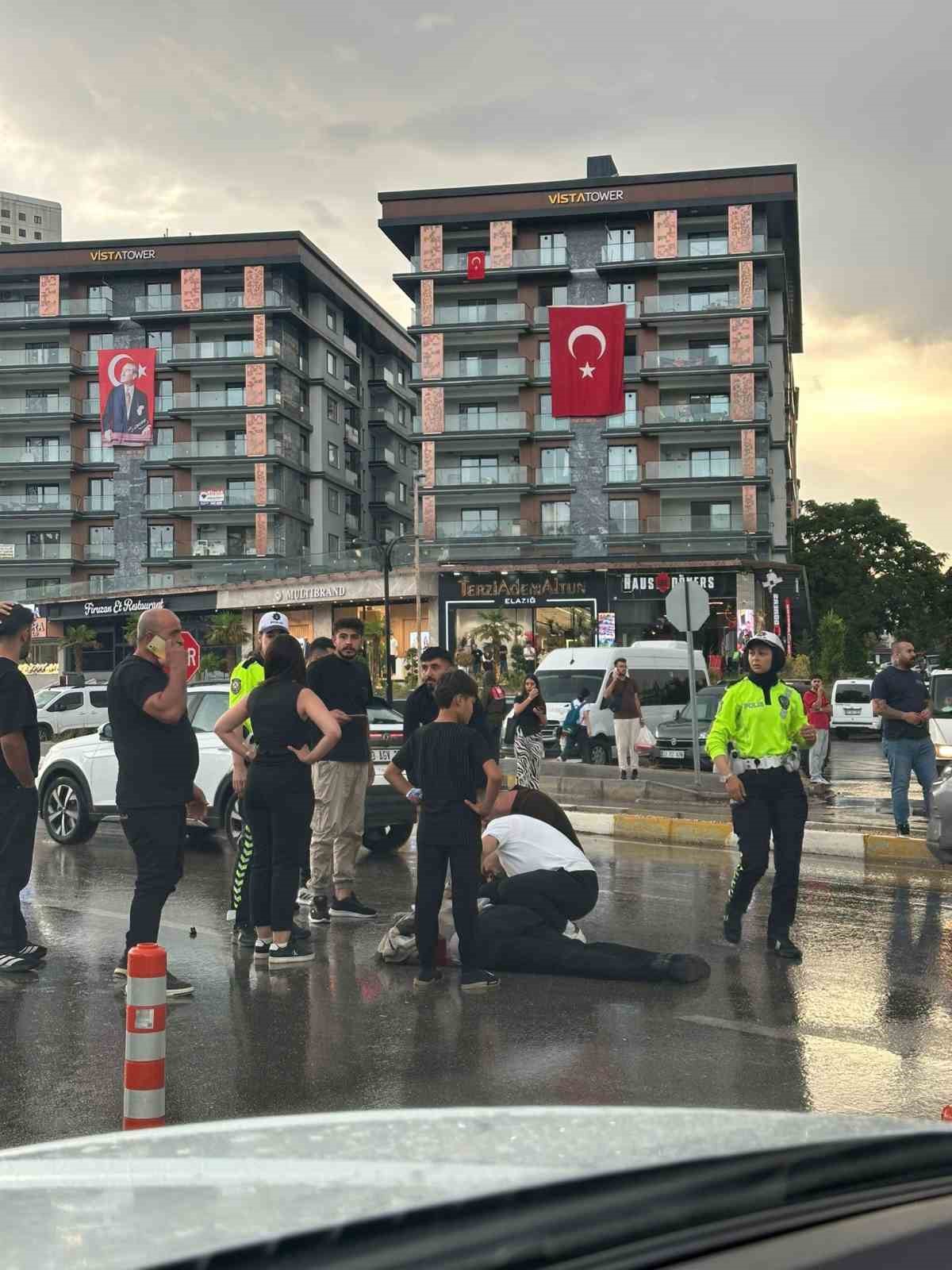 ELAZIĞ’DA OTOMOBİLİN ÇARPTIĞI YAYA AĞIR YARALANDI