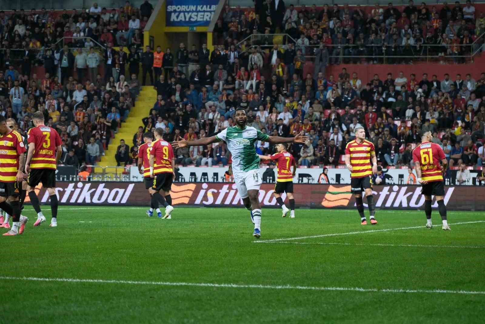 TRENDYOL 1. LİG: KAYSERİSPOR: 1 - BURSASPOR: 2