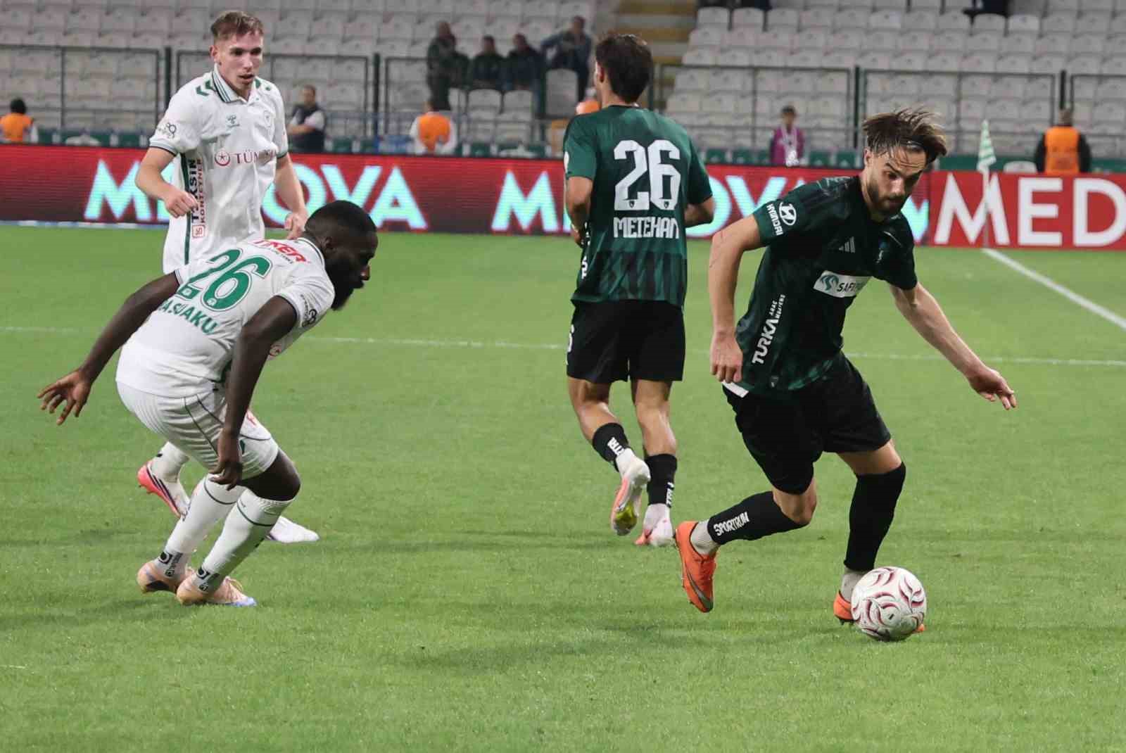 TRENDYOL SÜPER LİG: KONYASPOR: 1 - KOCAELİSPOR: 2 (MAÇ SONUCU)