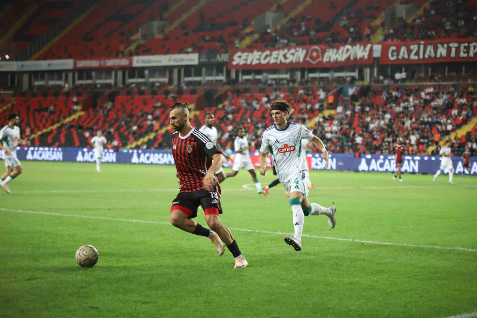 TRENDYOL SÜPER LİG: GAZİANTEP FK: 1 - ÇAYKUR RİZESPOR: 2 (MAÇ SONUCU)