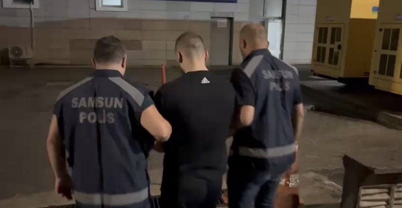 SAMSUN’DA 9 YIL 5 AY HAPİS CEZASI BULUNAN HÜKÜMLÜ YAKALANDI