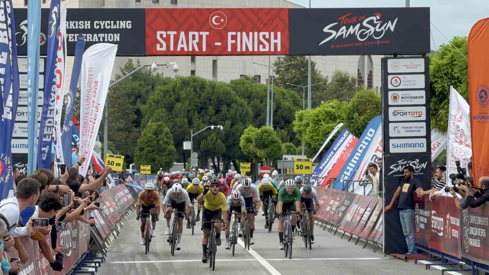TOUR OF SAMSUN 2026 BİSİKLET YARIŞLARI’NDA RAMAZAN YILMAZ BİRİNCİ OLDU