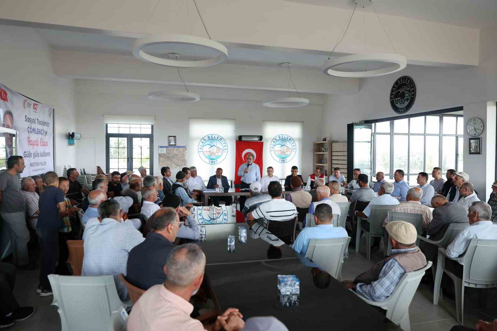 TALAS İLÇE TARIM VE ORMAN MÜDÜRÜ SAĞNAK: "YALÇIN BAŞKAN ZİRAAT ODASINDAN DAHA FAZLA HİZMET ÜRETİYOR"