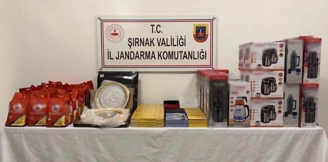 ŞIRNAK’TA JANDARMADAN KAÇAKÇILIK OPERASYONU