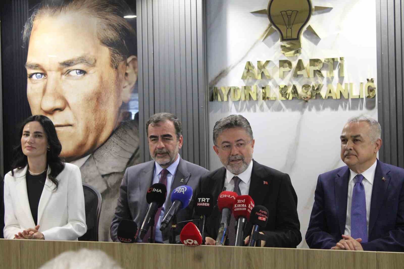 BAKAN YUMAKLI: "SON 24 YILDA AYDIN’A YAKLAŞIK 190 MİLYAR LİRALIK YATIRIM YAPILDI"