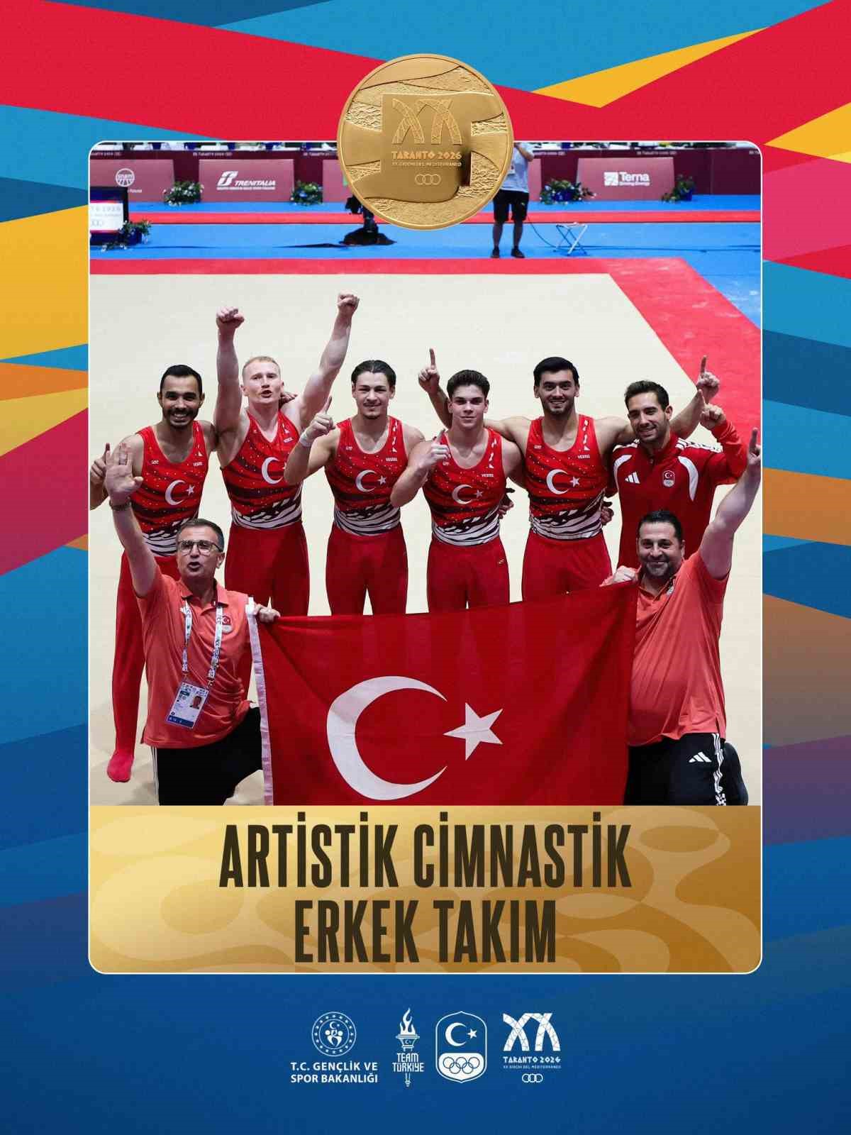 CİMNASTİK ERKEK MİLLİ TAKIMI, AKDENİZ OYUNLARI ŞAMPİYONU