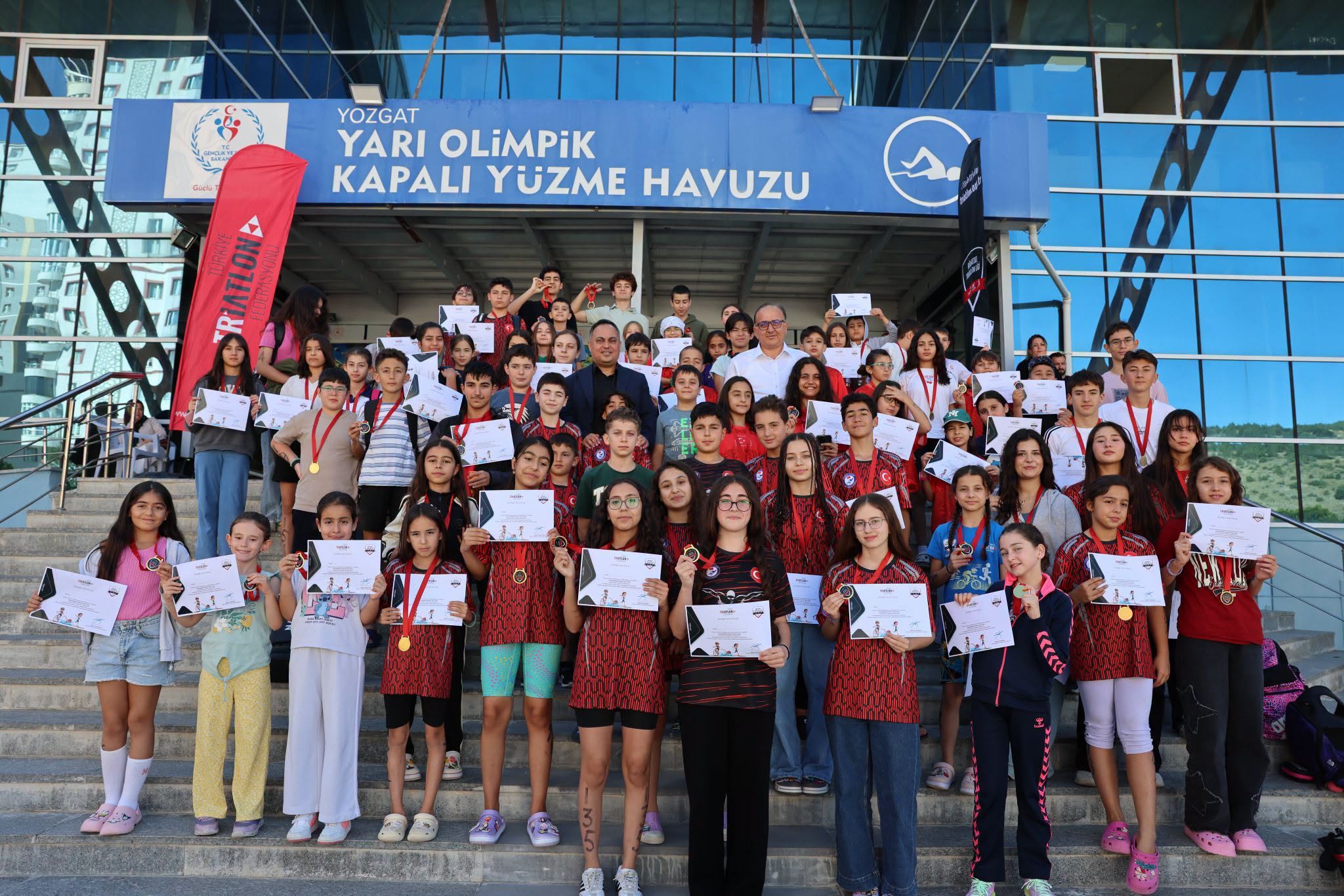 YOZGAT’TA BÖLGESEL LİG FİNAL ETABINDA TRİATLON HEYECANI