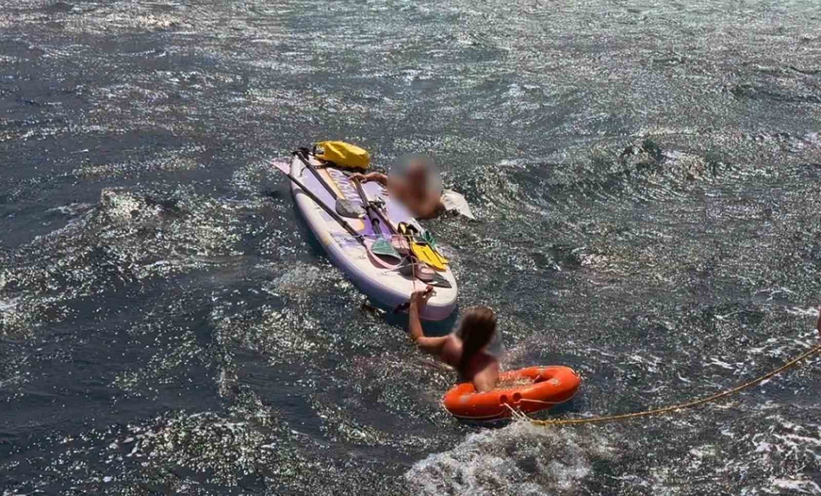 DATÇA AÇIKLARINDA 2 AYRI KURTARMA OPERASYONU: 13 KİŞİ KURTARILDI