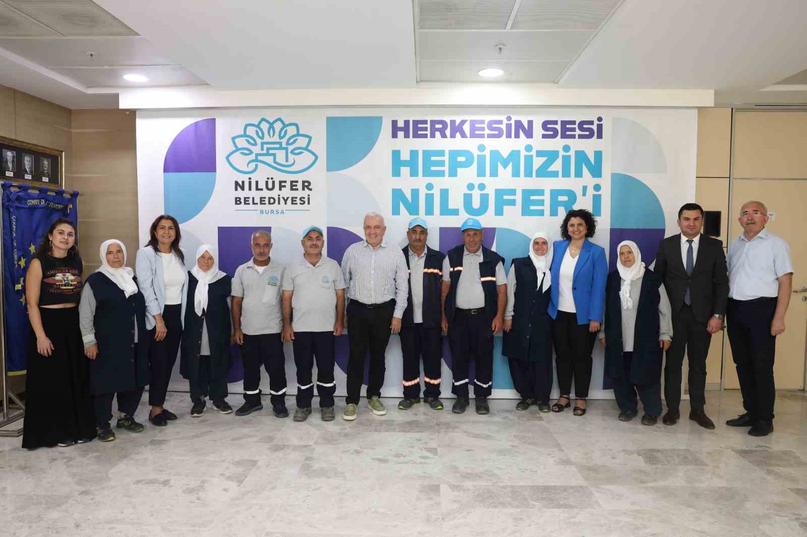 NİLÜFER BELEDİYESİ KURSİYERLERİ SERTİFİKALARINI ALDI