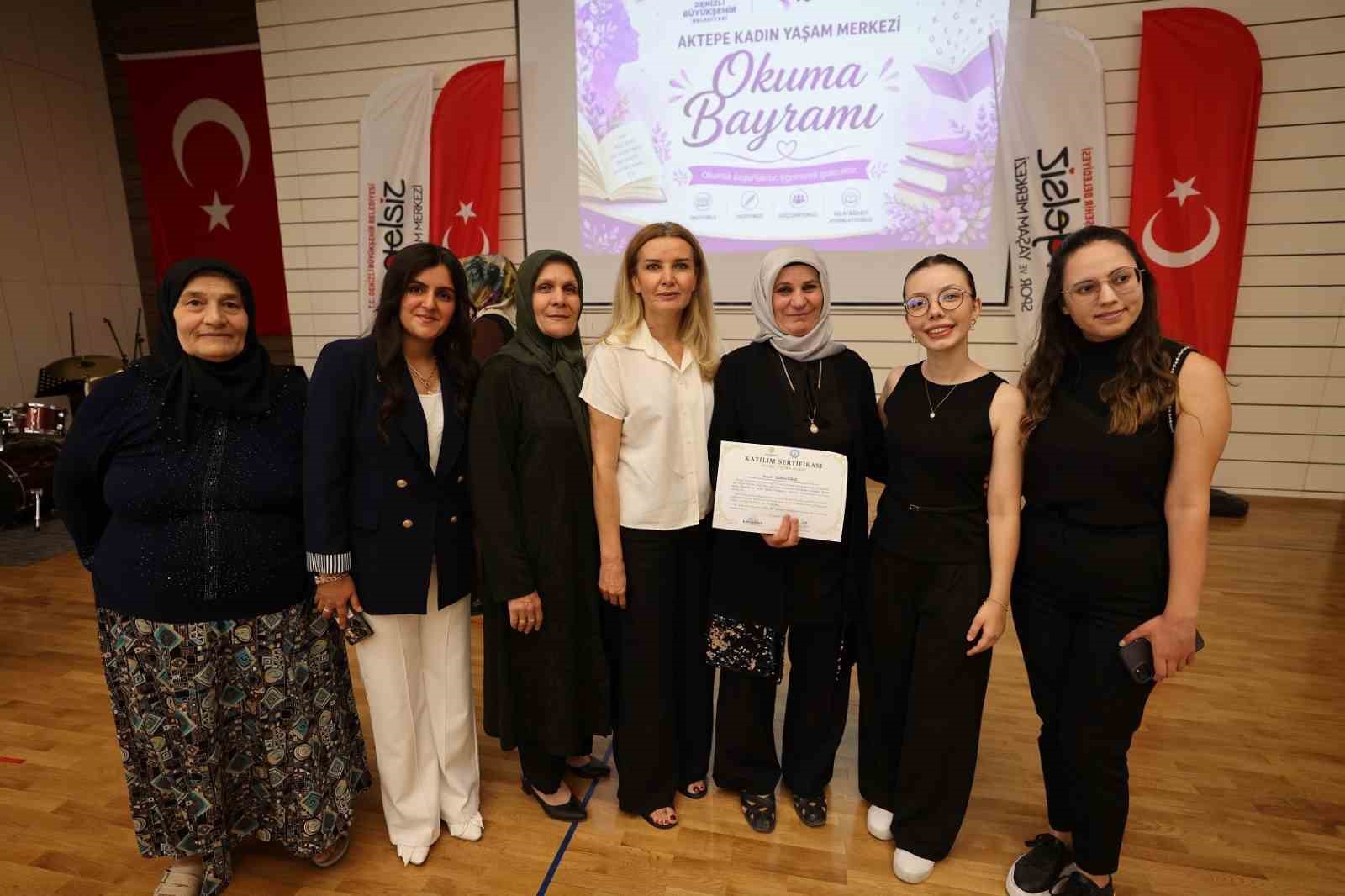 BÜYÜKŞEHİRLE HAYATLARI DEĞİŞEN KADINLAR SERTİFİKALARINI ALDI