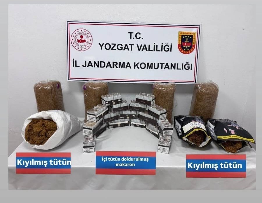 YOZGAT’TA TOPLAM 12 BİN ADET MAKARON ELE GEÇİRİLDİ