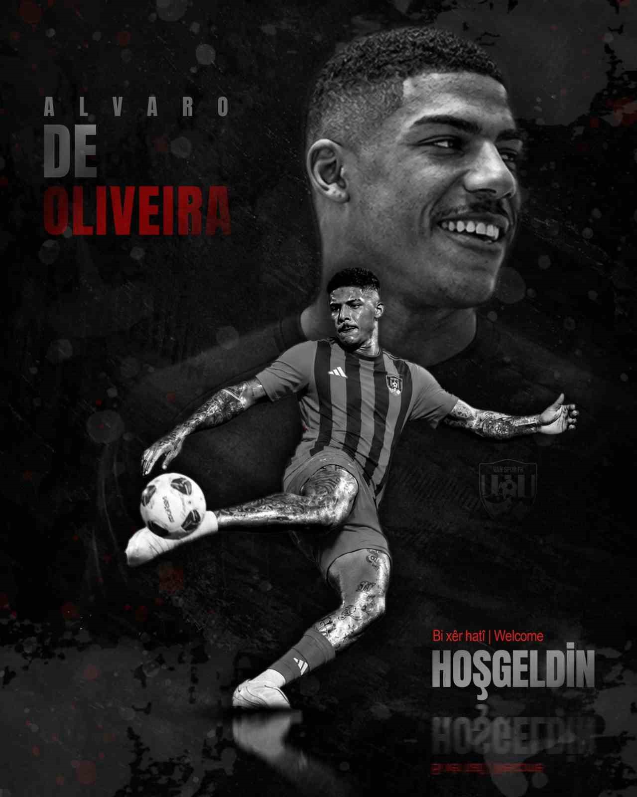 VANSPOR FK, ALVARO DE OLİVEİRA İLE 2 YILLIK SÖZLEŞME İMZALANDI