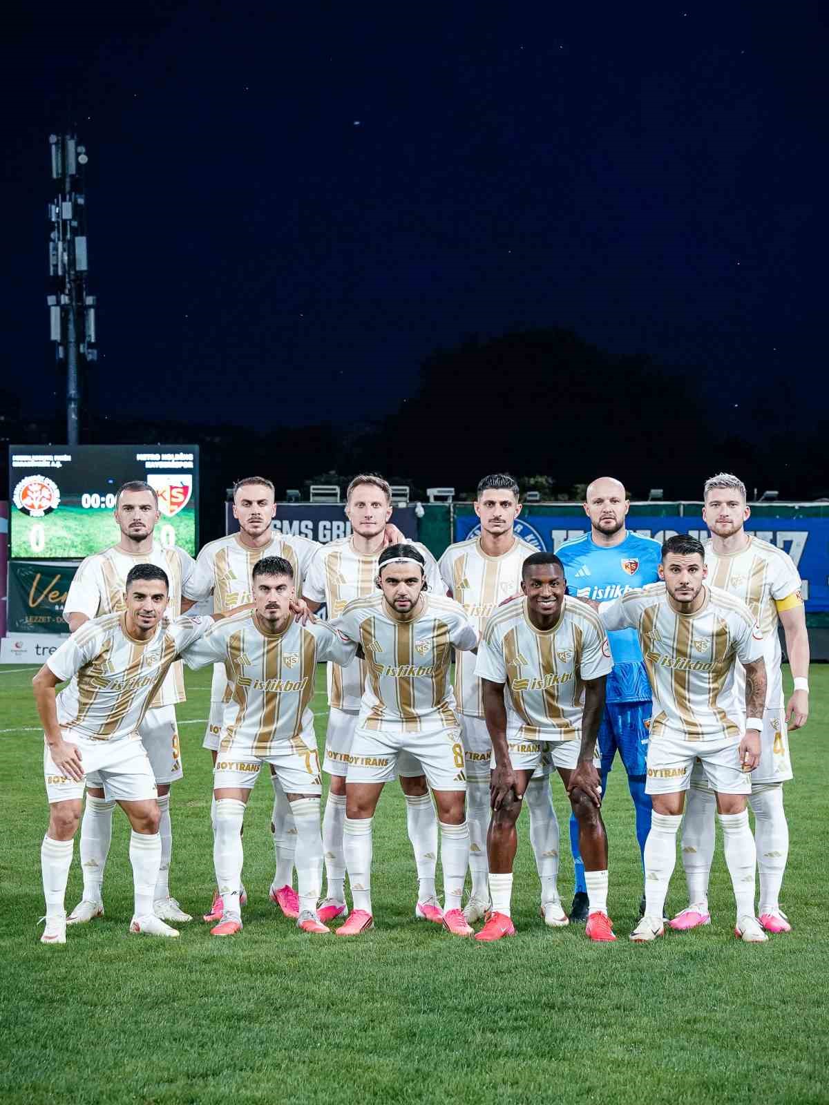 KAYSERİSPOR İLK BERABERLİĞİNİ ALDI