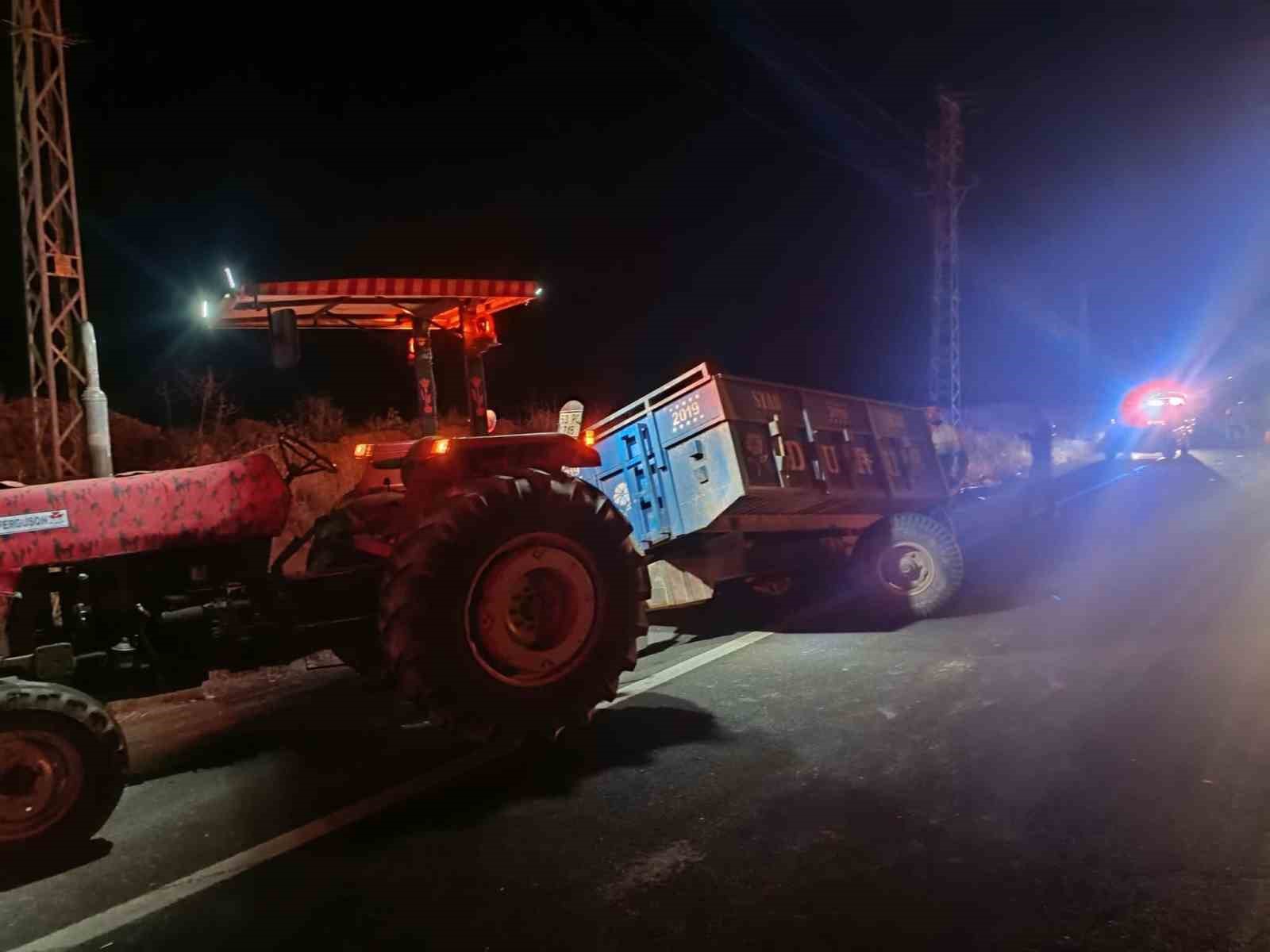 MARDİN’DE CİPLE TRAKTÖR ÇARPIŞTI