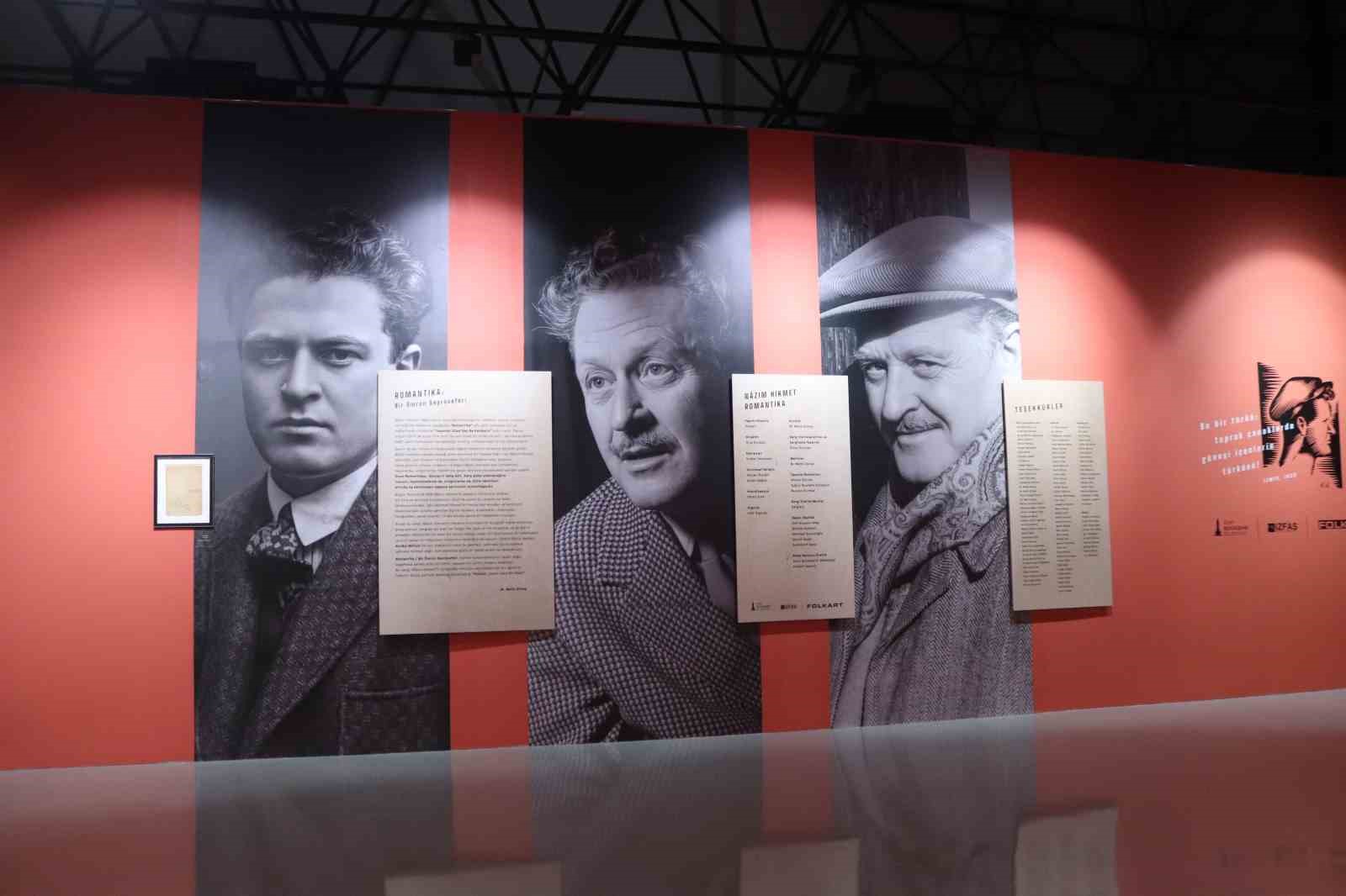 İZMİR’DE ’NAZIM HİKMET-ROMANTİKA’ SERGİSİ KAPILARINI AÇTI