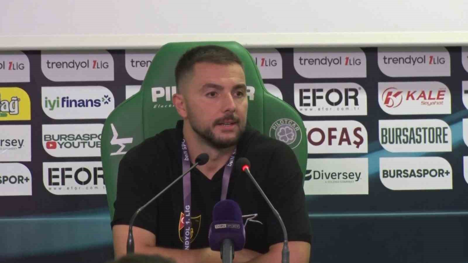 BURSASPOR - İSTANBULSPOR MAÇININ ARDINDAN