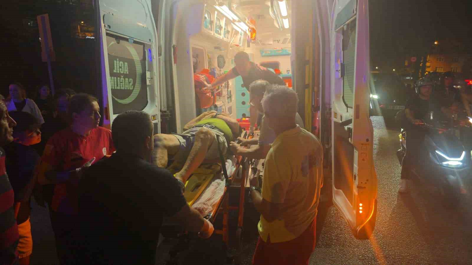 KONTROLDEN ÇIKAN OTOMOBİL TAKLA ATTI: 1 YARALI