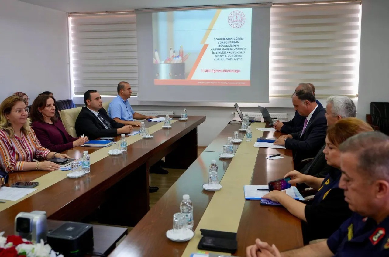 SİNOP’TA EĞİTİM GÜVENLİĞİ İÇİN KRİTİK TOPLANTI