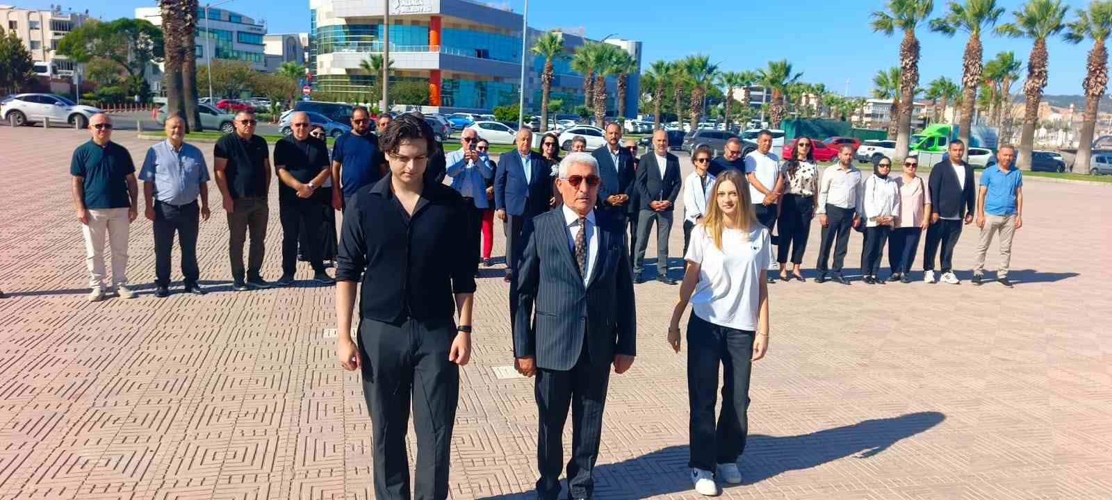 ALİAĞA’DA SİVAS KONGRESİ’NİN 107. YIL DÖNÜMÜ DOLAYISIYLA ANMA TÖRENİ