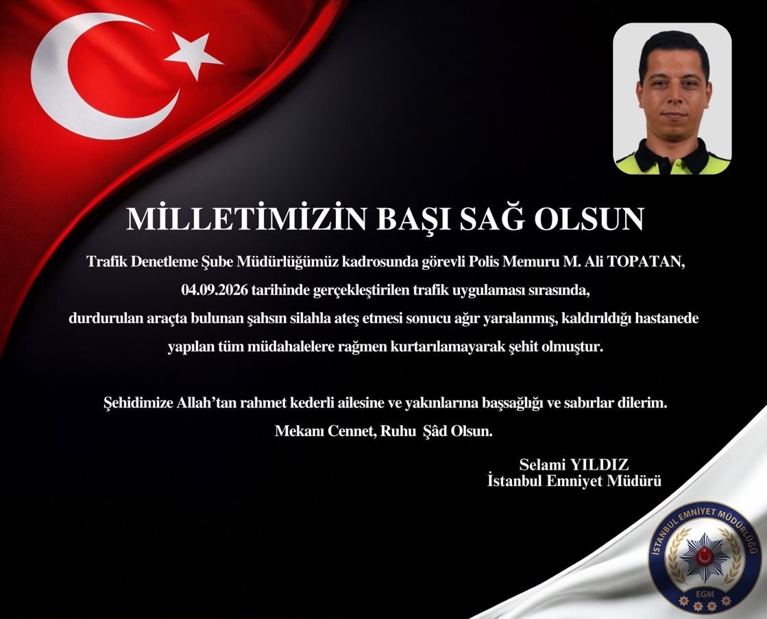 ESENYURT’TA UYGULAMA ÜZERİNDEN ÇAĞRILAN TAKSİCİ TARAFINDAN VURULAN POLİS MEMURU ŞEHİT OLDU