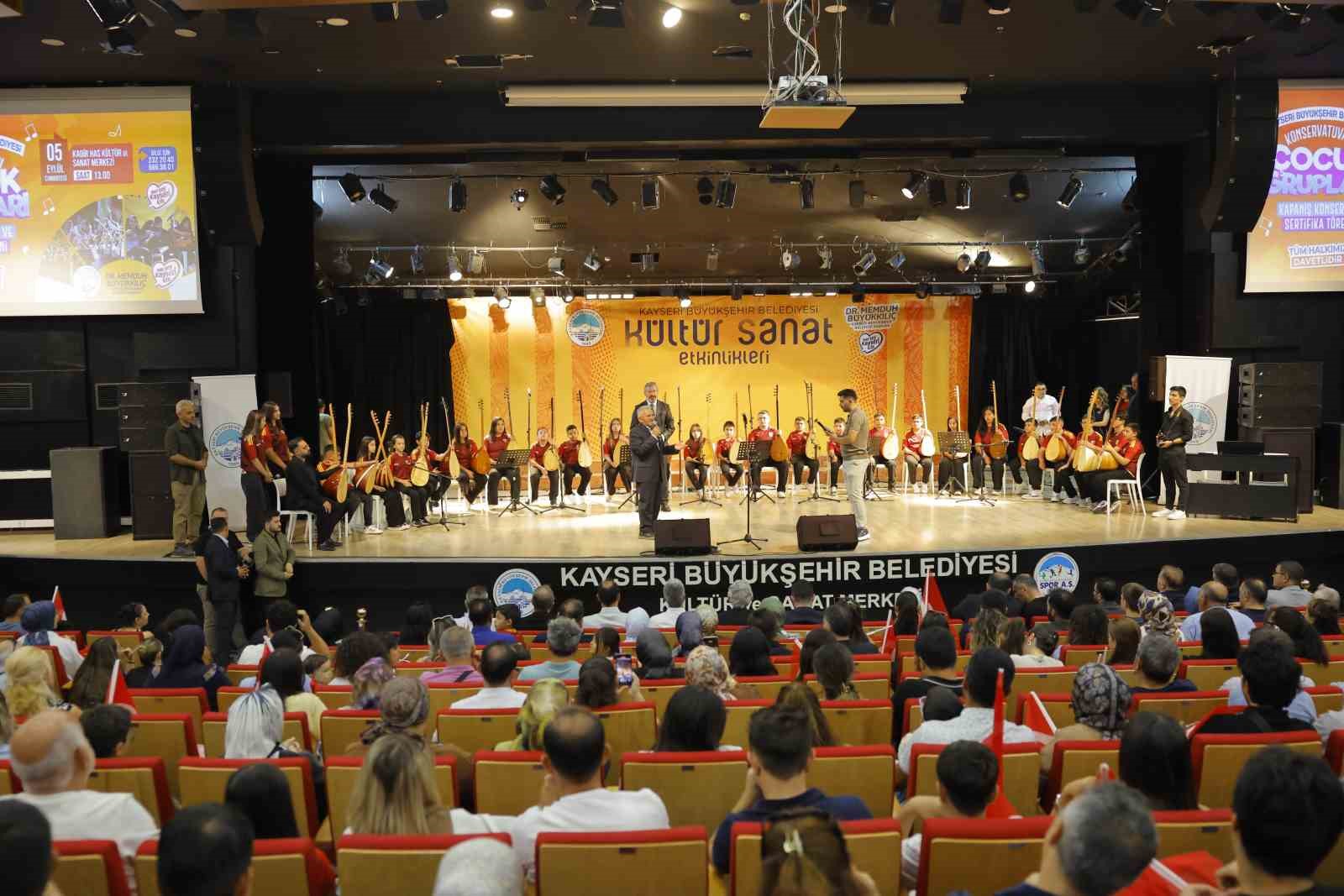 BÜYÜKŞEHİR BELEDİYESİ KONSERVATUVARI’NDA BİN 865 KURSİYER SERTİFİKA ALDI