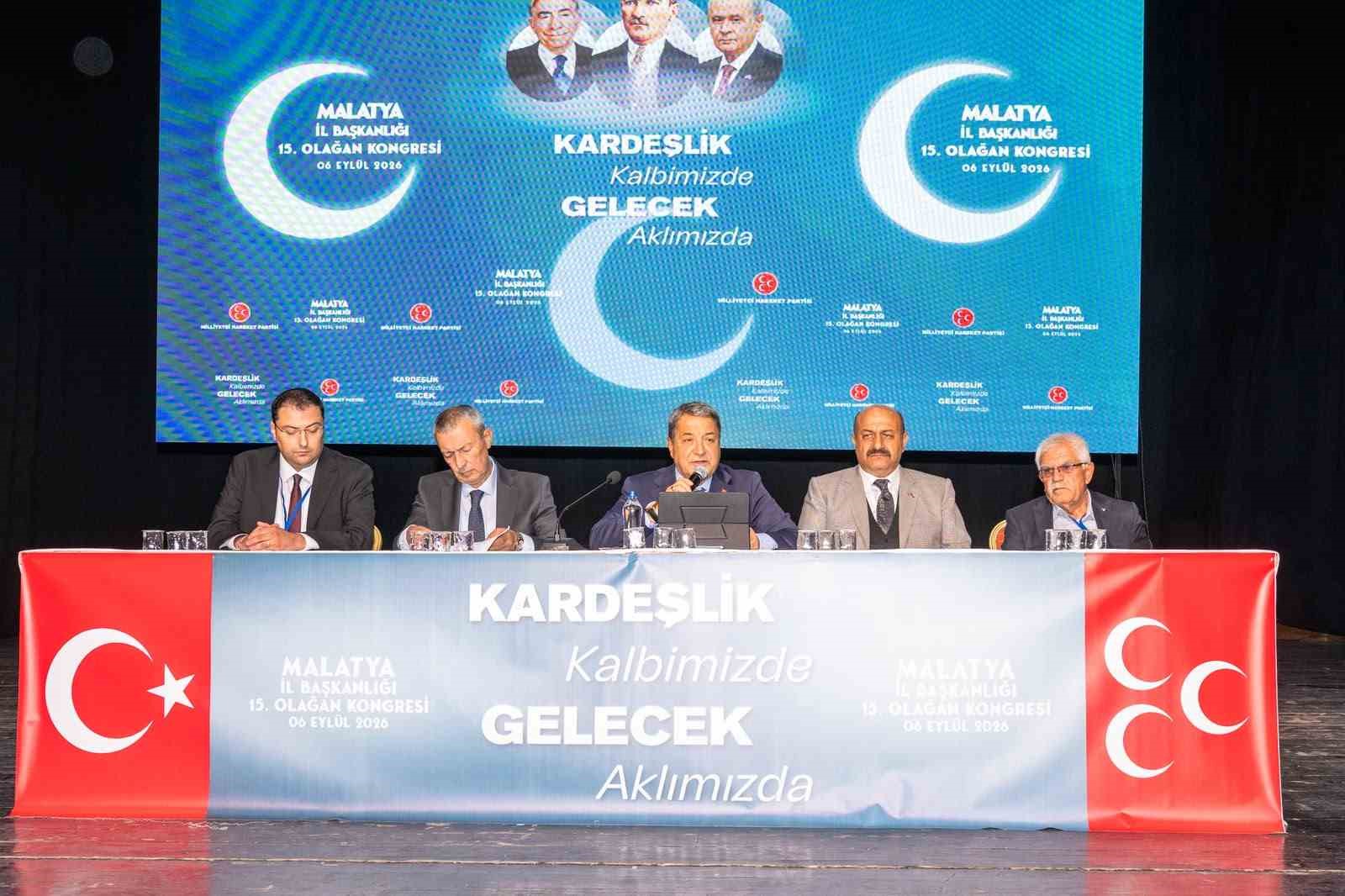 MHP MALATYA’DA TURGAY ŞENGÖNÜL GÜVEN TAZELEDİ
