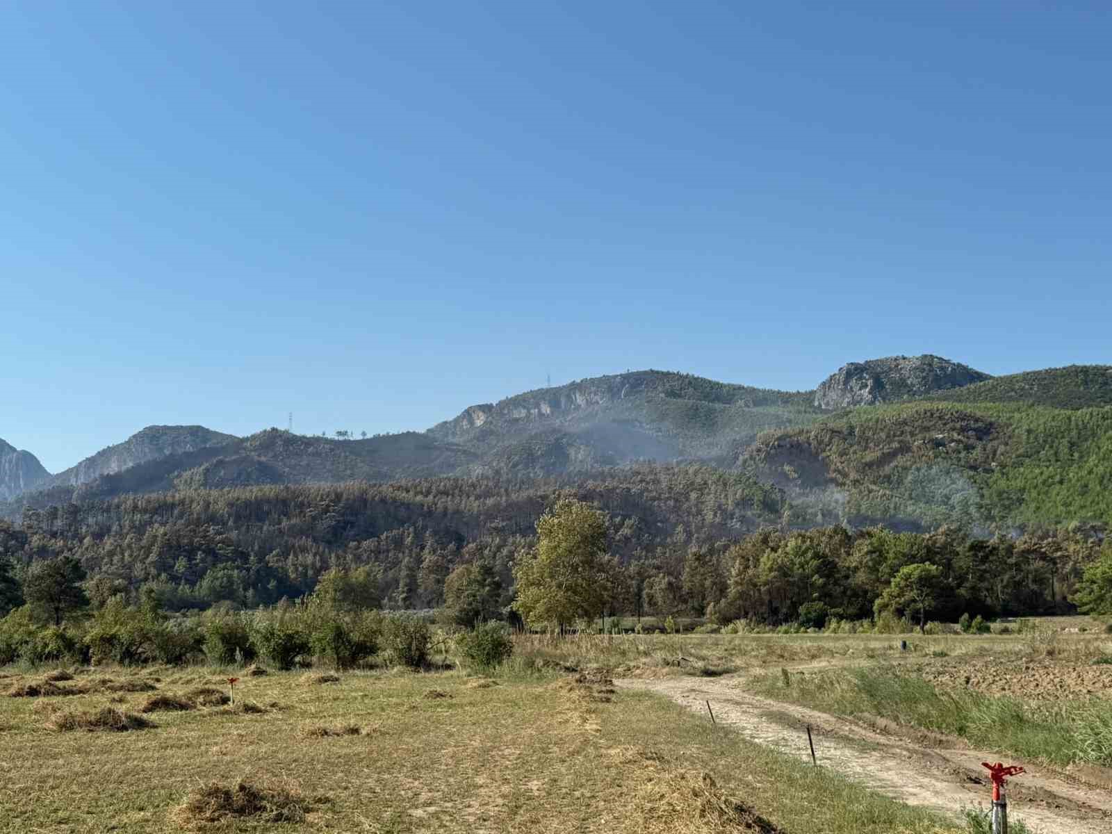ANTALYA SERİK’TEKİ YANGIN BÜYÜK ORANDA KONTROL ALTINA ALINDI