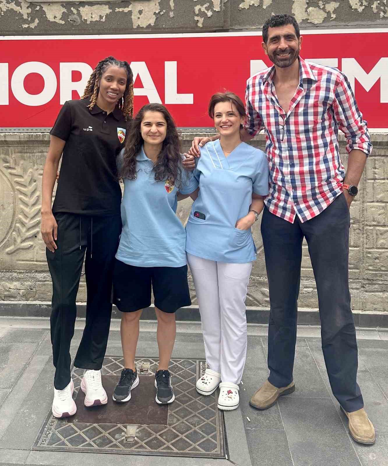 MELİKGAZİ KAYSERİ BASKETBOL’DA MORGAN JONES SAĞLIK KONTROLÜNDEN GEÇTİ