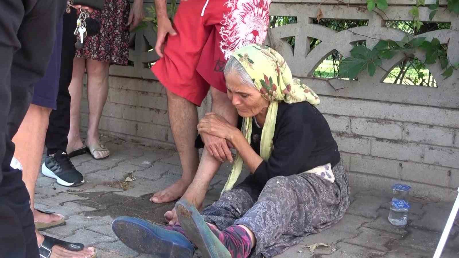ANNE OĞLUNUN, OĞLU ANNESİNİN YANAN EVDE OLDUĞUNU ZANNETTİ BULUŞMADA GÖZYAŞLARI SEL OLDU