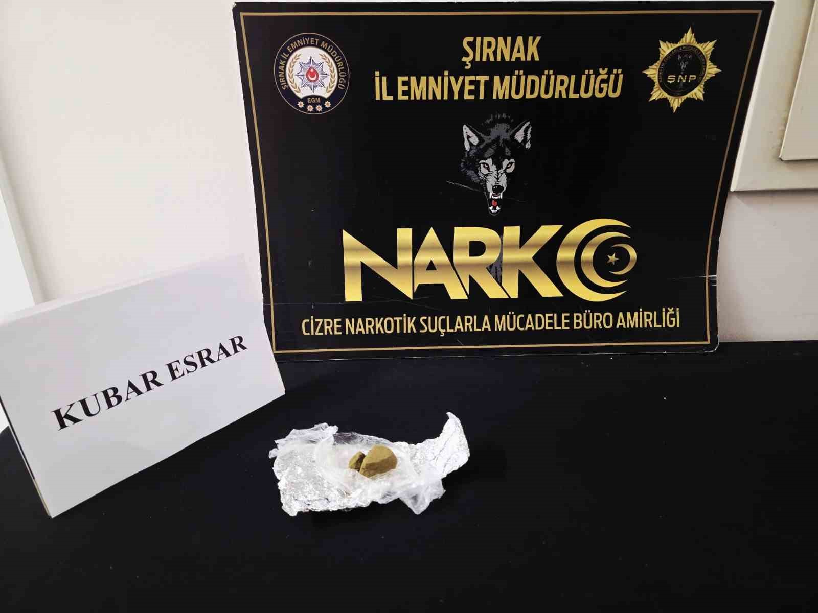 ŞIRNAK’TA NARKOTİK VE ASAYİŞ OPERASYONLARI