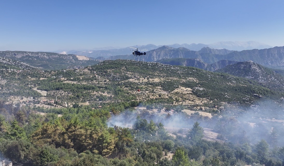 BURDUR’DA ORMAN YANGINI KONTROL ALTINA ALINDI