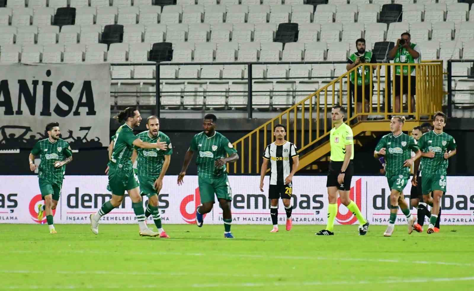 TRENDYOL 1. LİG: MANİSA FK: 1 - BURSASPOR: 2