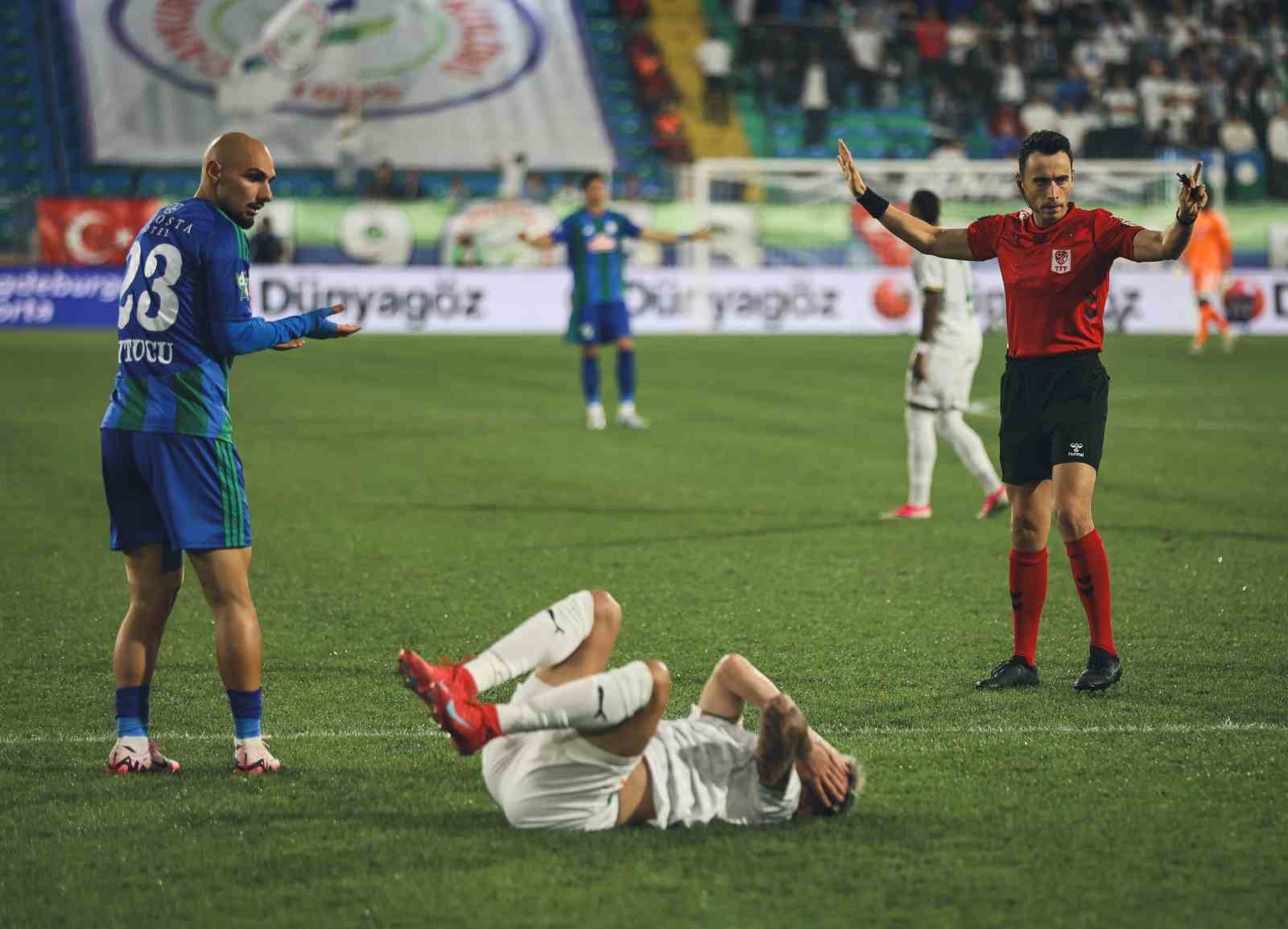 TRENDYOL SÜPER LİG: ÇAYKUR RİZESPOR: 0 - ALANYASPOR: 1 (MAÇ SONUCU)