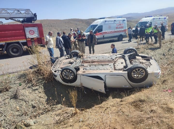 VAN’DA TRAFİK KAZASI: 1 YARALI