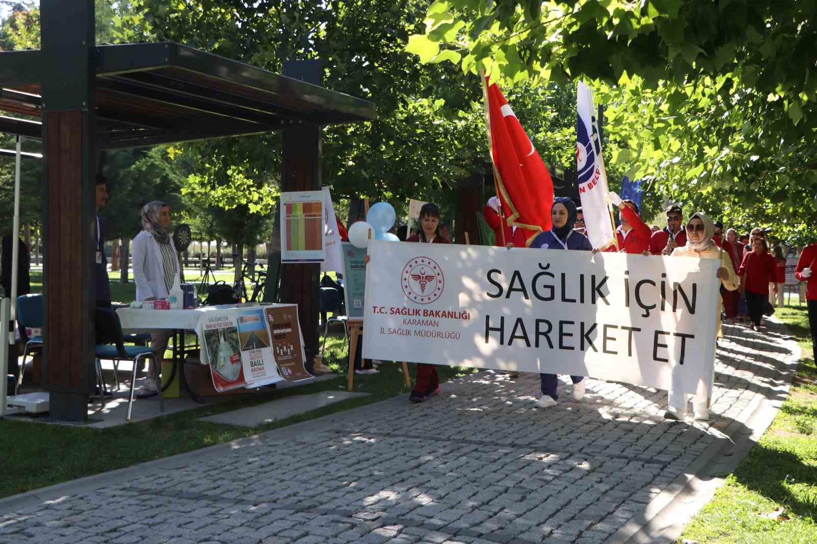 KARAMAN’DA HALK SAĞLIĞI HAFTASI ETKİNLİĞİ DÜZENLENDİ