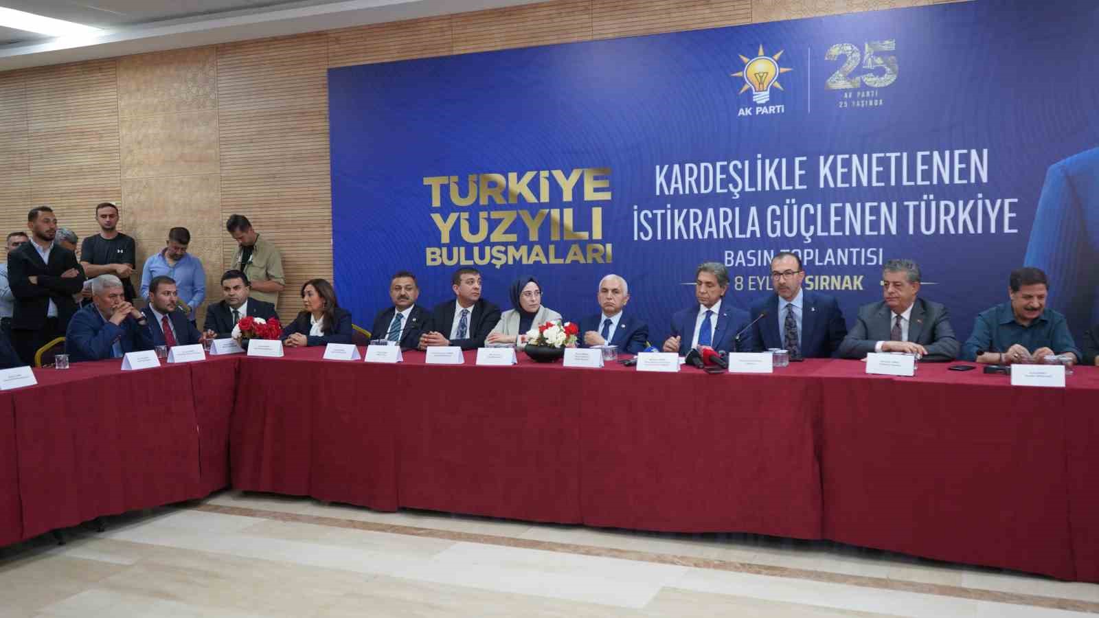 ŞIRNAK’TA ‘TERÖRSÜZ TÜRKİYE’ MESAJI: "BU HEDEFTEN ARTIK DÖNÜŞÜMÜZ YOK"