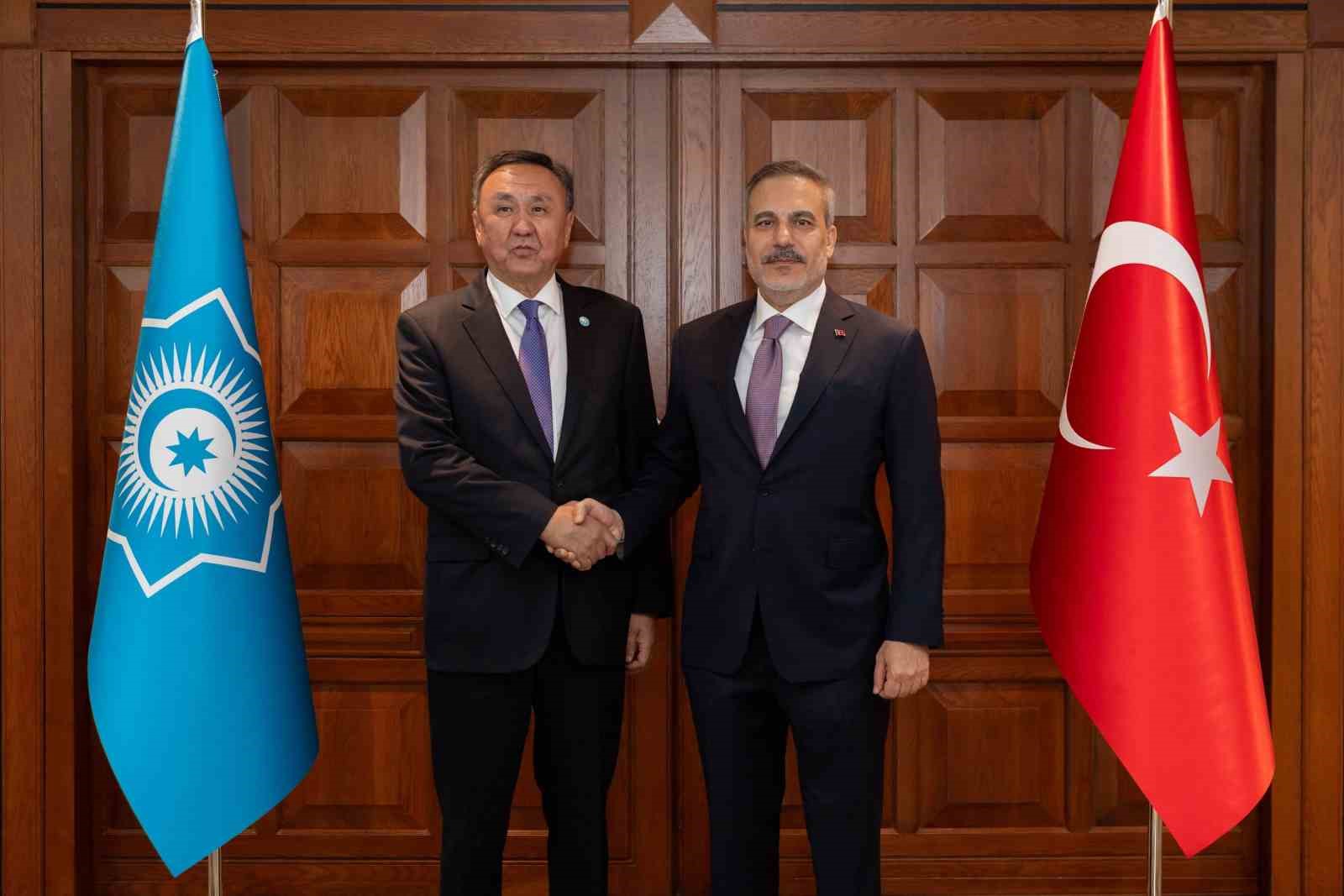 BAKAN FİDAN, TÜRK DEVLETLERİ TEŞKİLATI GENEL SEKRETERİ ÖMÜRALİYEV İLE GÖRÜŞTÜ