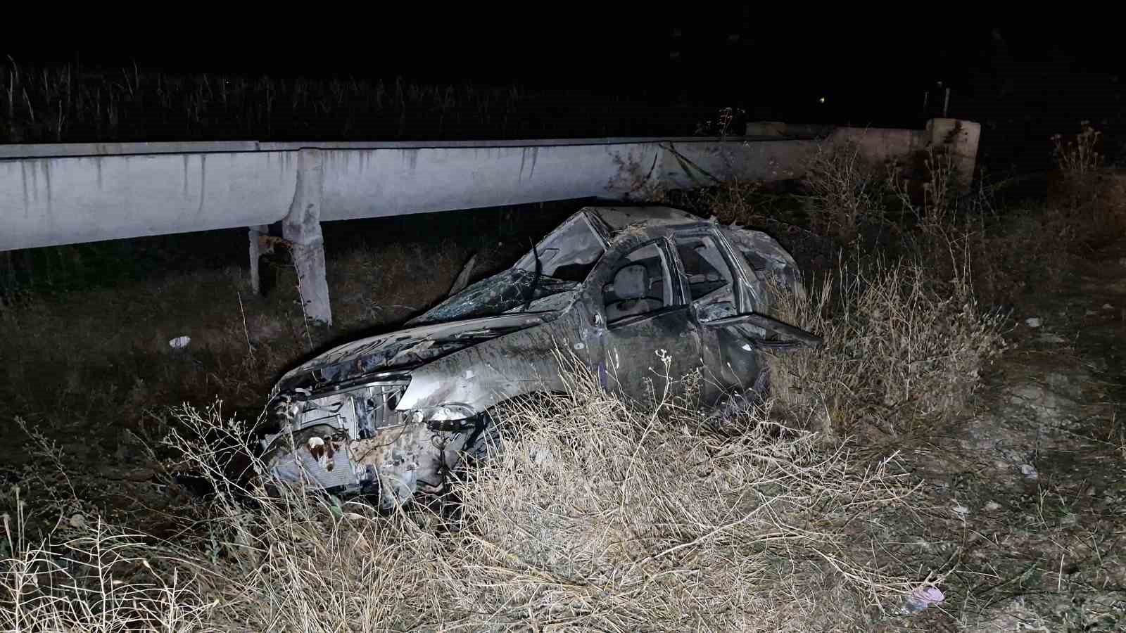 TAKLA ATAN OTOMOBİLDEN FIRLAYAN ŞAHIS HAYATINI KAYBETTİ