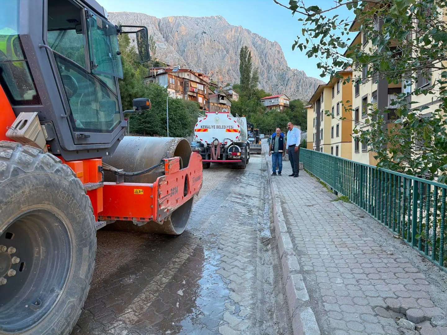 KEMALİYE’DE DOĞALGAZ ÇALIŞMALARI SÜRÜYOR