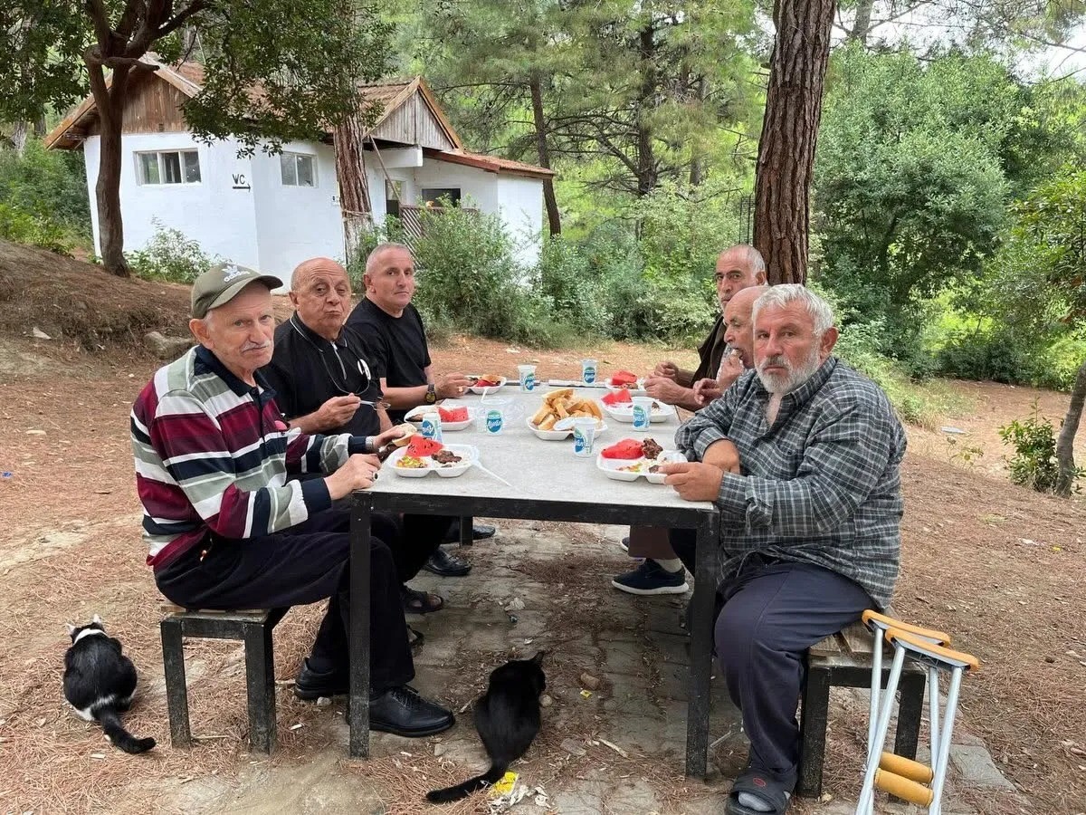 GERZE’DE HUZUREVİ SAKİNLERİ DOĞADA MORAL DEPOLADI