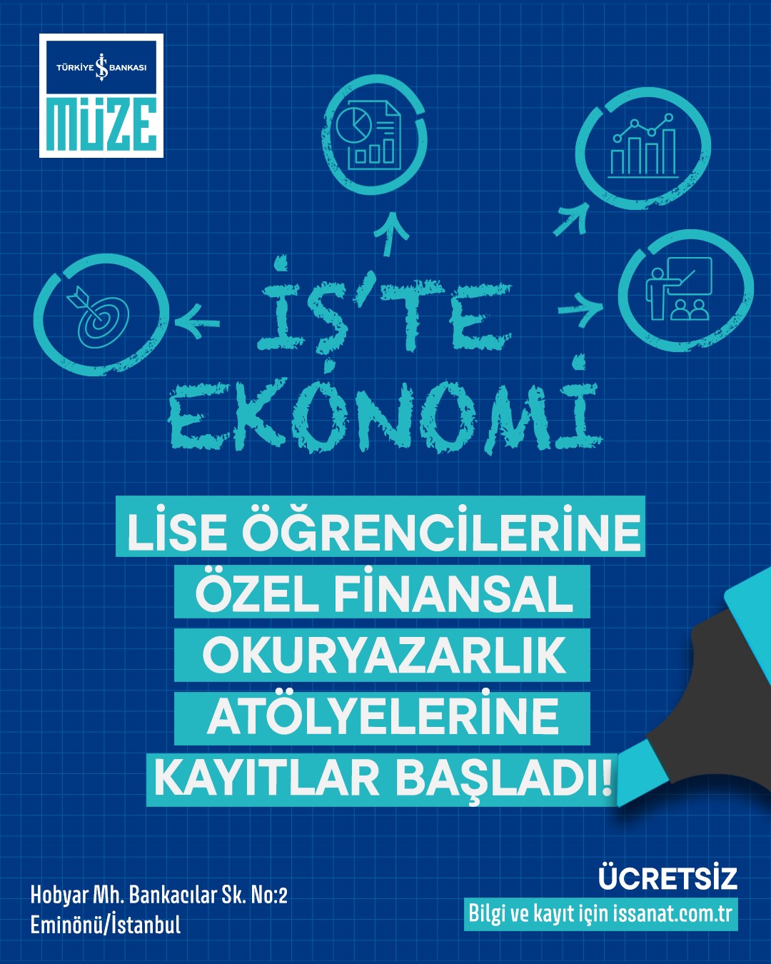 LİSE ÖĞRENCİLERİNE ÖZEL "İŞ’TE EKONOMİ" ATÖLYELERİNDE YENİ DÖNEM BAŞLIYOR