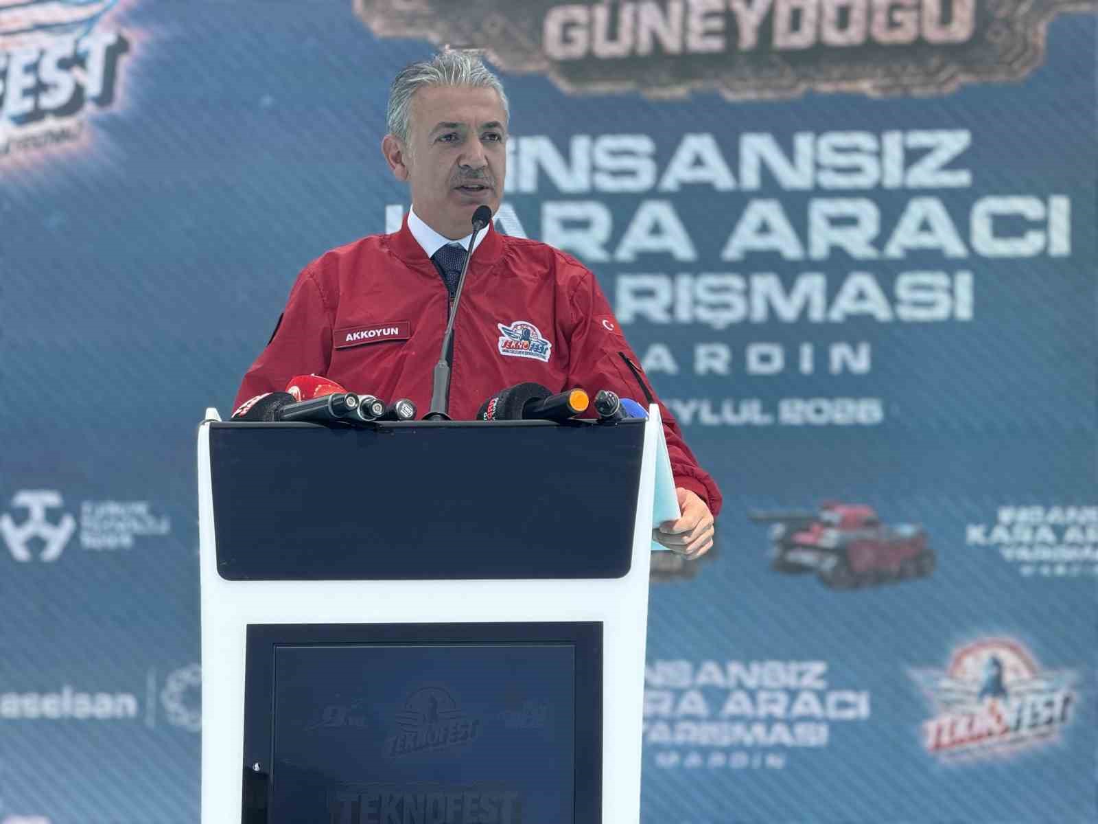 TEKNOFEST İNSANSIZ KARA ARACI YARIŞMASI MARDİN’DE BAŞLADI