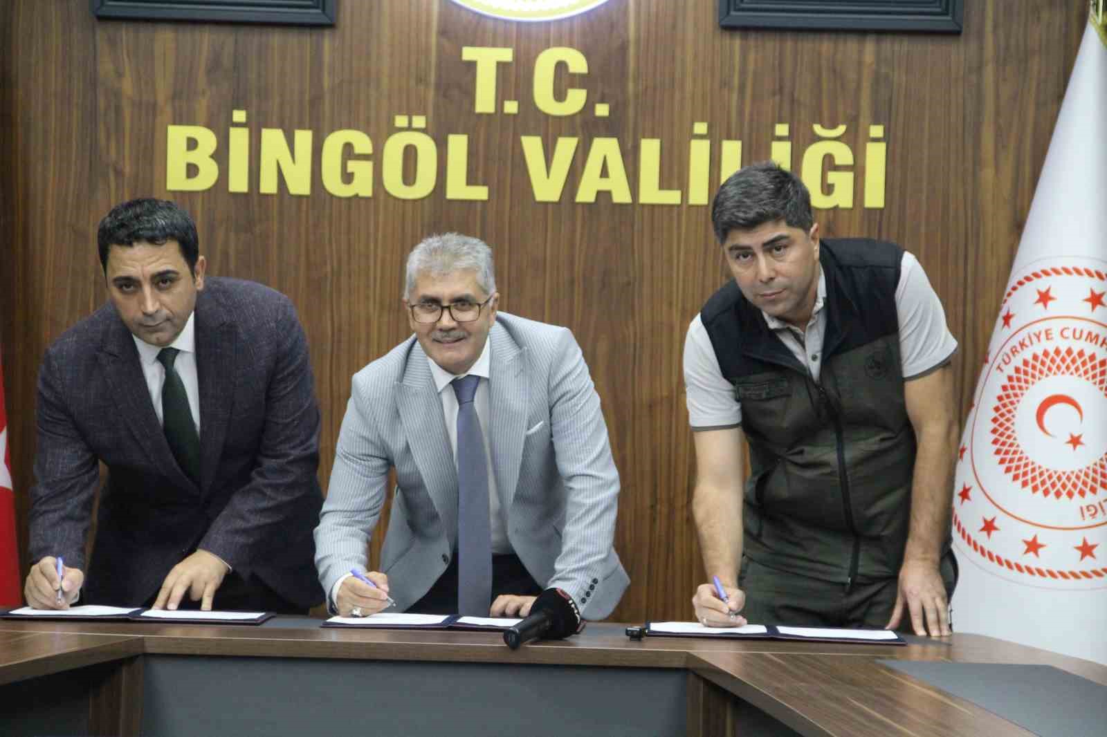 BİNGÖL’DE İKİ AYRI PROJEYE TEKNİK DESTEK PROTOKOLÜ İMZALANDI