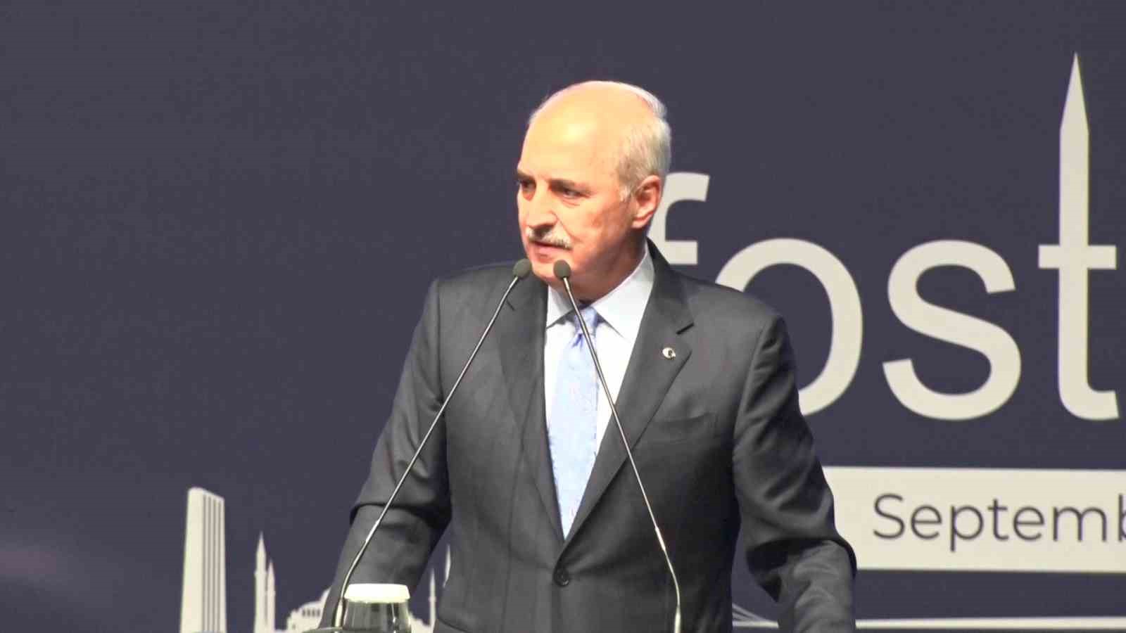 TBMM BAŞKANI KURTULMUŞ’TAN ADİDAS REKLAMINA TEPKİ: "BU BÜYÜK UTANÇ İNSANLIK İÇİN ULUSLARARASI ALANDA HEPİMİZ İÇİN YETER DE ARTAR"