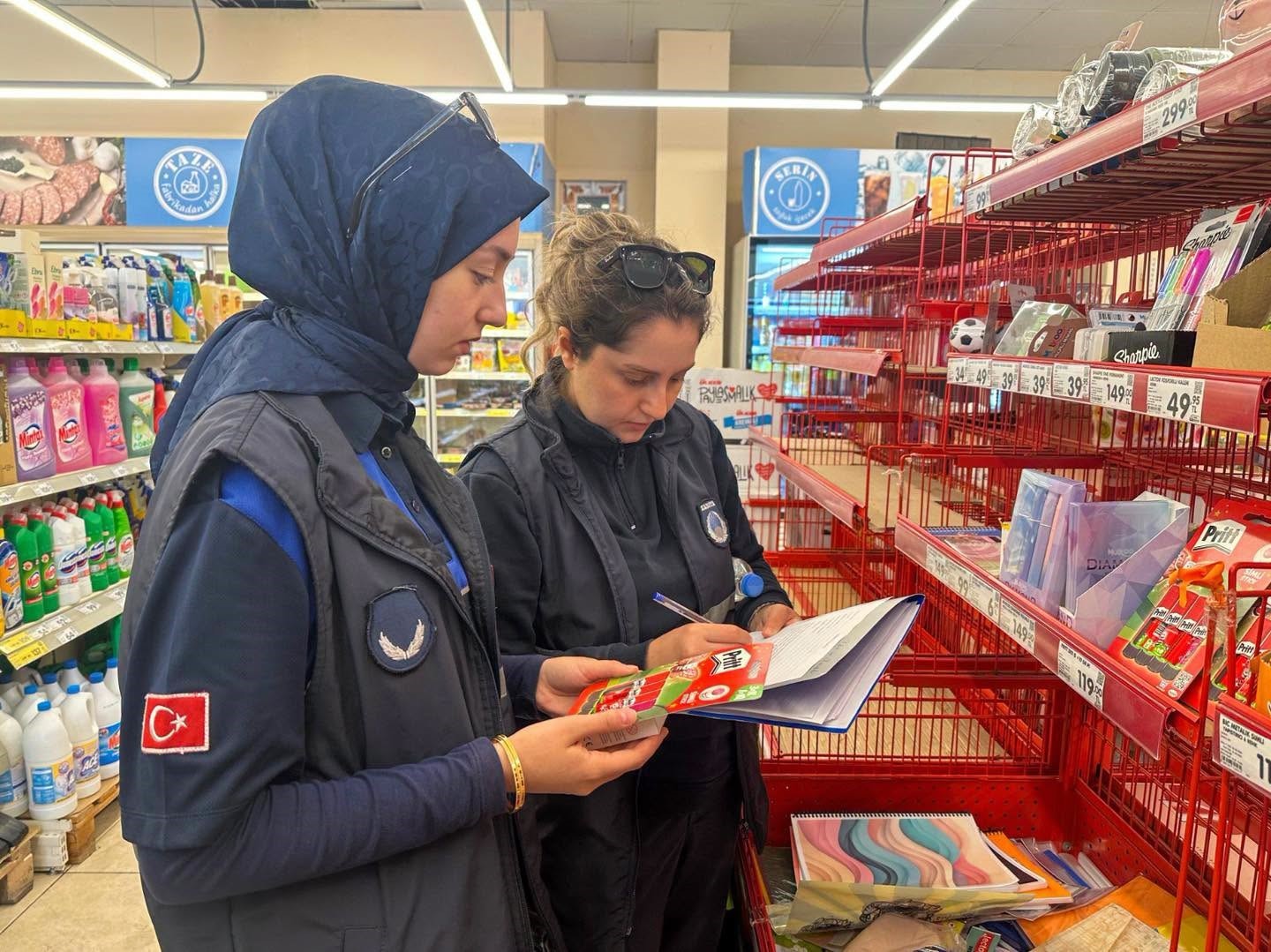 ERZİNCAN’DA 203 KIRTASİYE İŞLETMESİNE DENETİM