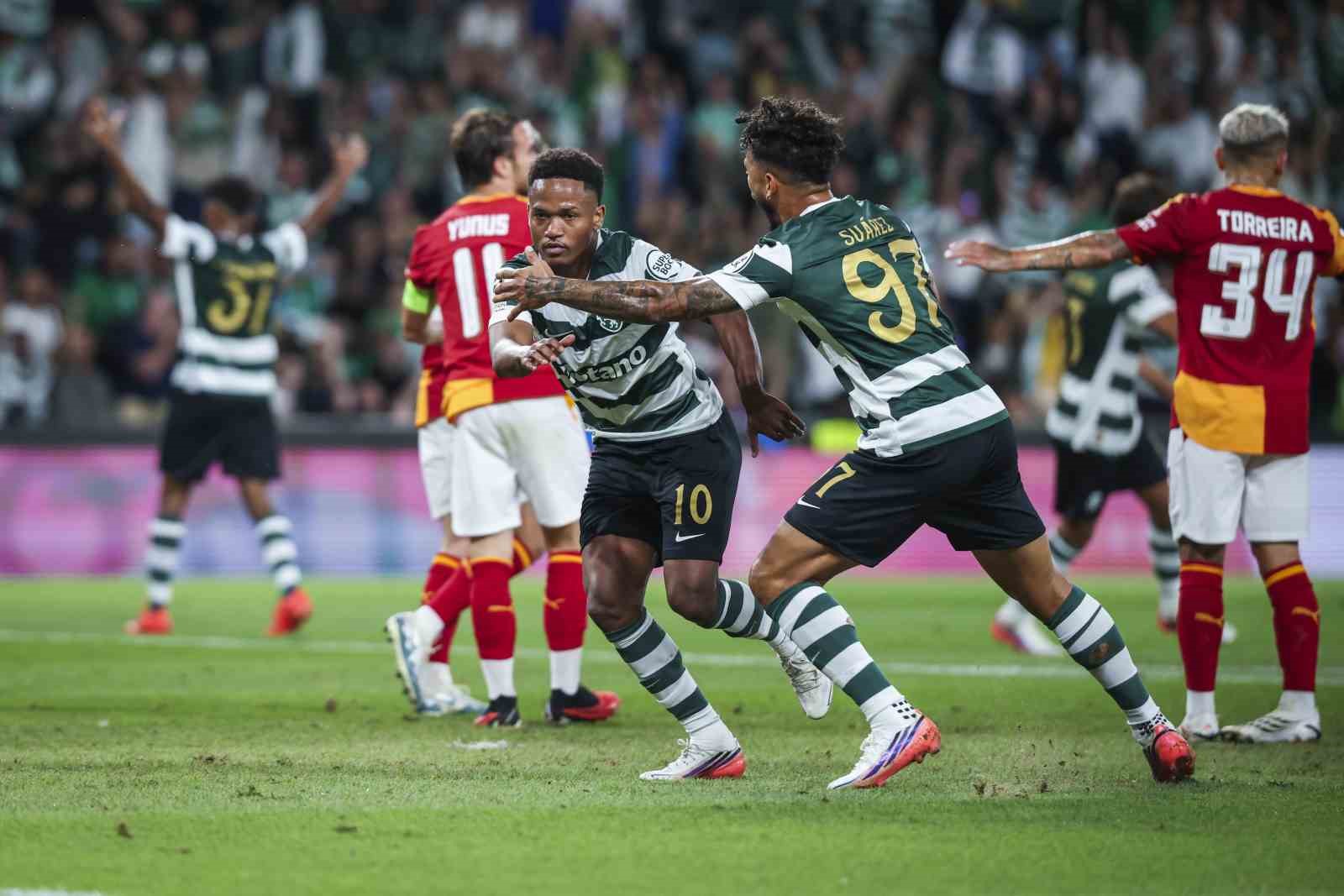 UEFA ŞAMPİYONLAR LİGİ: SPORTİNG: 3 - GALATASARAY: 1 (MAÇ SONUCU)