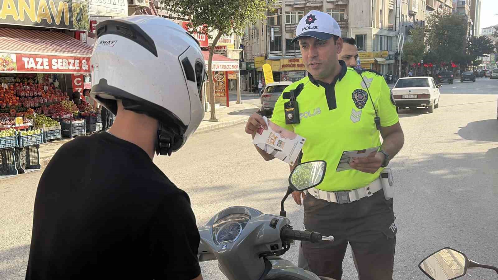 ELAZIĞ’DA MOTOSİKLET SÜRÜCÜLERİNE SIKI DENETİM