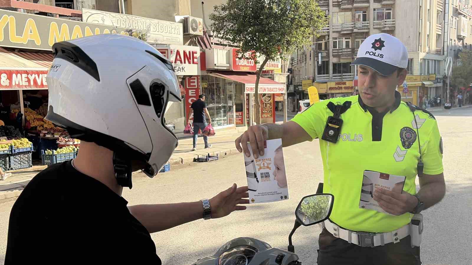 ELAZIĞ’DA 89 MOTOSİKLET SÜRÜCÜSÜNE 848 BİN LİRA CEZA