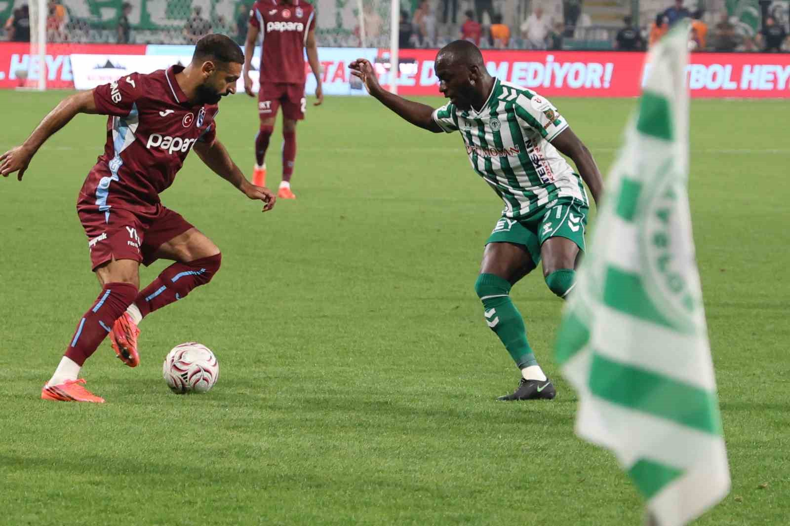 TRENDYOL SÜPER LİG: KONYASPOR: 1 - TRABZONSPOR: 0 (MAÇ SONUCU)