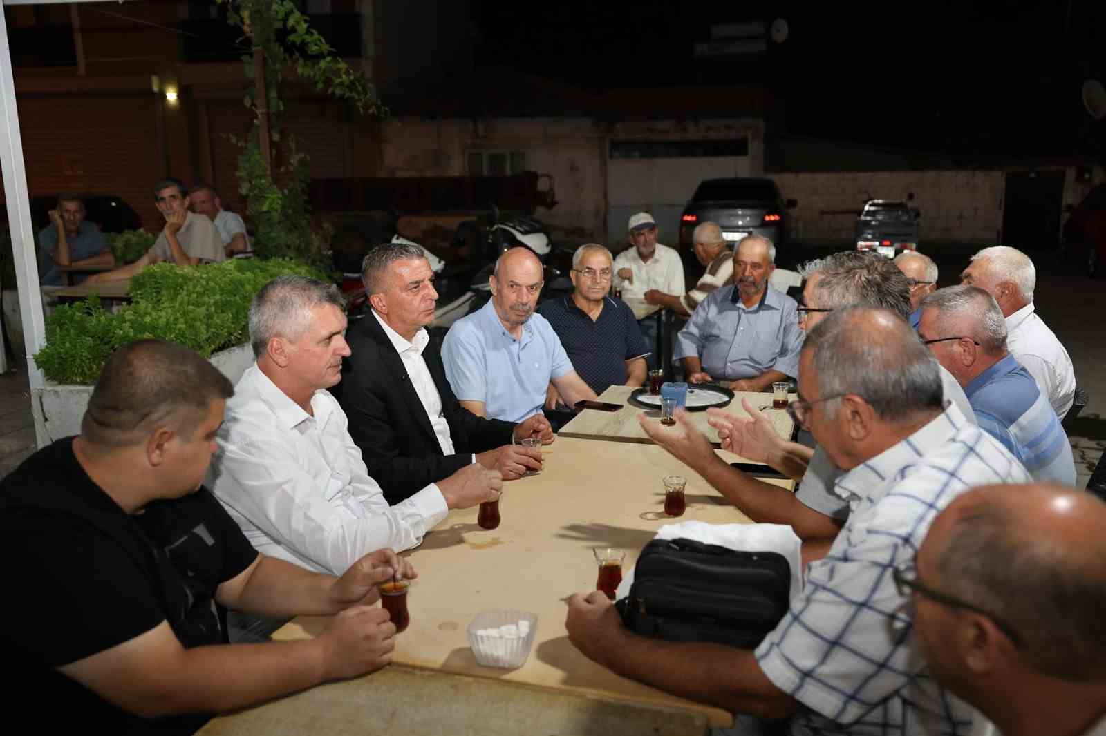 BAŞKAN ŞİMŞEK AŞAĞIÇOBANİSA’DA VATANDAŞLARIN TALEPLERİNİ DİNLEDİ